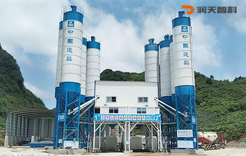 HZS120F concrete mixing station