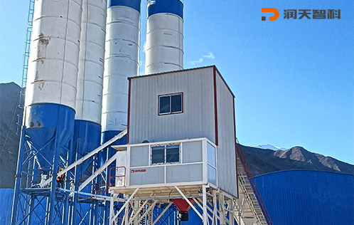 HZS120 concrete mixing station