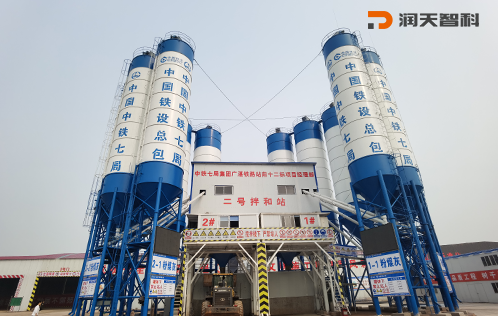 HZS180 concrete mixing station